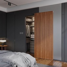 36inch Concealed Sliding Barn Door Hardware with Soft Close Mechanism, Alumin...