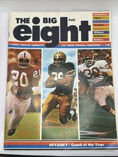 Big 8 Magazine Fall Edition 1st Edition 1972 Johnny Rogers NEBRASKA Pruitt OU