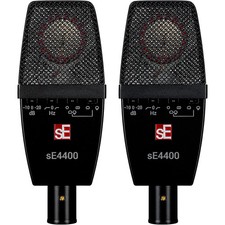 sE Electronics SE4400PAIR Large Diaphragm Condenser Microphones Black