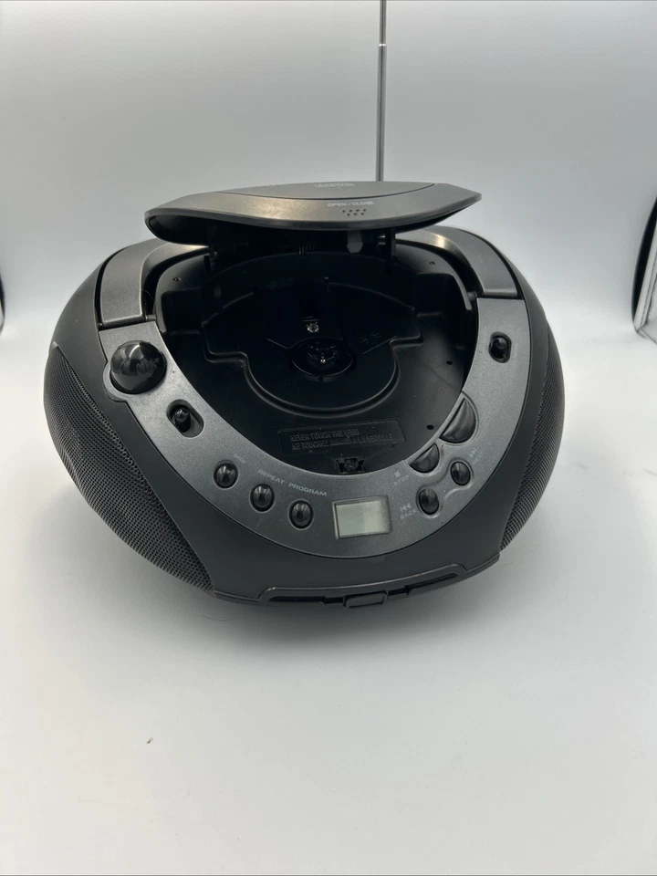 Memorex MP8806 Reproductor de CD Boombox Portátil Radio AM/FM Negro con Cable Probado/Funciona Foto 2 de 4