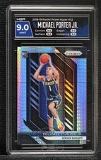 2018-19 Panini Prizm Hyper Prizm Michael Porter Jr #32 HGA 9 MINT 07ay