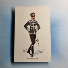 WK1 Österreich Militär Postkarte um 1915 Tracht Uniform Schwert Künstler signiert A.K.