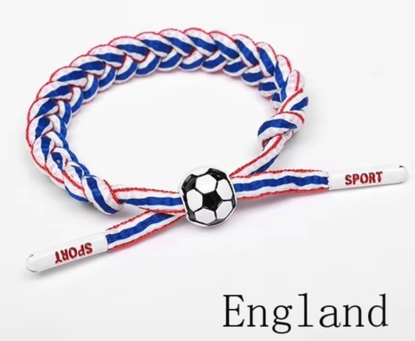 FIFA Soccer Football World Cup England Jude Bellingham Shoelace Bracelet