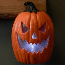 22cm Battery Operated Laughing Jack O' Lantern Halloween Decoration with