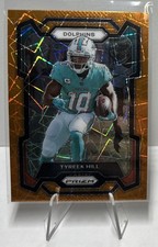 Tyreek Hill 2023 Panini Prizm Orange Laser Prizm CARD#187 Kansas City Chiefs