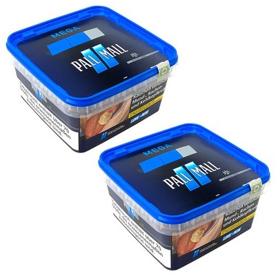Pall Mall Blue/Blau Volumentabak/Tabak Mega Box 2x 115g