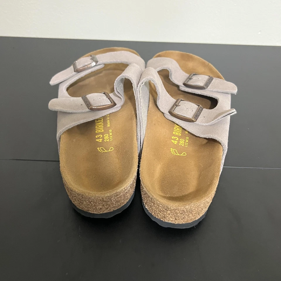 Sandalias Birkenstock para hombre 10 para mujer 12 gamuza topo Arizona corcho Alemania Foto 4 de 4