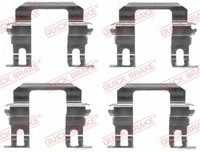 Quick Brake ZubehöRsatz Scheibenbremsbelag 109-1275 FüR U92 Frontera Opel Isuzu
