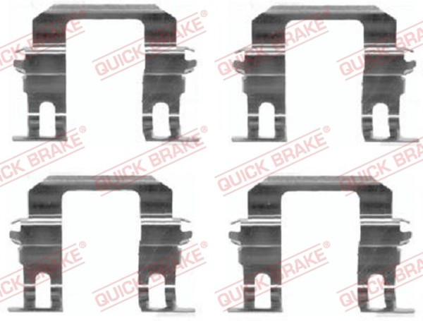 Quick Brake ZubehöRsatz Scheibenbremsbelag 109-1275 FüR U92 Frontera Opel Isuzu-image