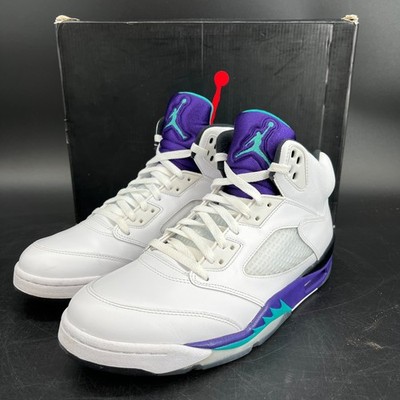 Jordan Retro Grape (2013) Shoe Size 11 136027-108 White/Emerald