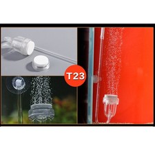 Bubbler Planted Aquarium Air Stone Diffuser Oxygen Aeration with Suction Cup