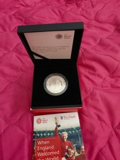 2016 ALDERNEY SILVER FIFA WORLD CUP &pound;5 COIN
