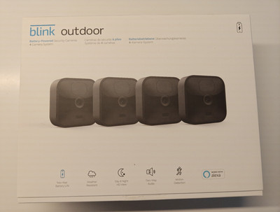 Blink Outdoor Überwachungskamera Security camera Set 4x schwarz