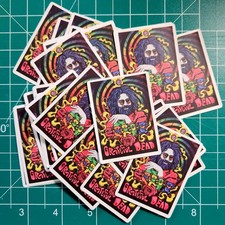  10 Stickers Lot - 2  " Grateful Dead Jerry Garcia          Trippy Dancing Bears