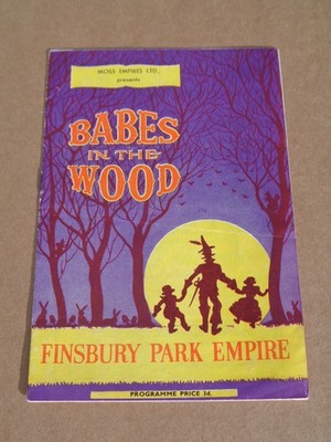 Phyllis Hunter - Babes in The Wood - 1951 Finsbury Park Empire Panto Programm