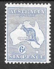 AUSTRALIA SG9 1913/14 DIE2 MINT HINGED