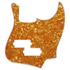 4Ply Brown Pearl Precision P Bass Pickup Hole Jazz Bass Pickguard Scratch Plate