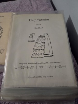 Truly Victorian Pattern TV108 Grand Bustle
