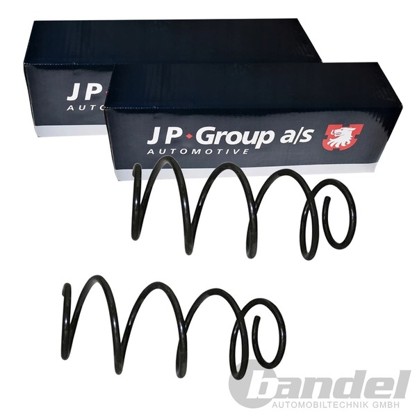 2X Jp Group Fahrwerksfedern Vorne Passend FüR Volvo S40 V40 Links+Rechts Federn-image