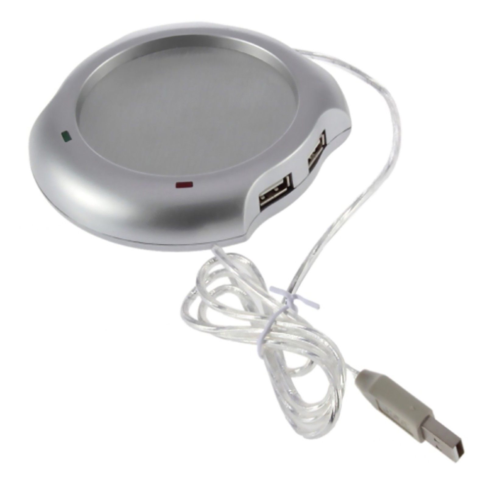 4 Port USB Hub with Tea Coffee Mug Warmer Electric Temperature Control