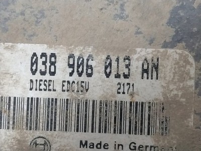 038906013AN motorsteuergerät 455859 SEAT INCA 6K9 1.9 SDI CL KOMBI 1996