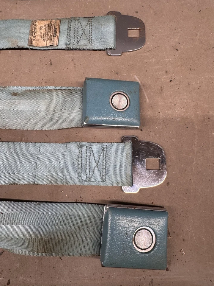 Seat Belts Galaxie Custom 500 Ford 1967 1968 Mustang Falcon Fairlane Torino 1966 - Image 2 of 4
