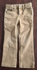 Cat  Jack Boys straight Beige Stretch adjustable waist Jeans pants, Size 4