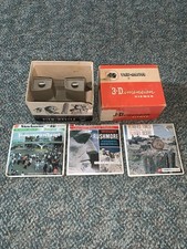 9-VNTG 1950s View Master Film Cards W/Viewer Ephemera,Tommorow Land Disney 1