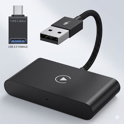 USB Wireless CarPlay Adapter für iPhone Apple Wireless Carplay Dongle Plug &Play