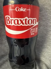 Share a Coke with   Braxton   2025 Personalized Gift Coca~Cola Bottle 20oz