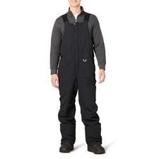 Amazon Essentials Men's Snow Bib Overall Large Black Water-Resistant Insulated
