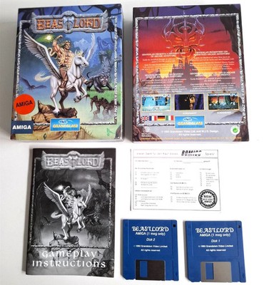 ORIGINAL Commodore Amiga Spiel OVP boxed - Beastlord Beast Lord RARITÄT