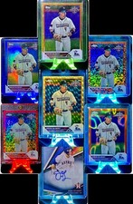 Marketplace image: 🔥⚾️ DREW GILBERT 1/1 Rookie Auto SUPERFRACTOR 2023 1st Topps Chrome RED /5 SP🤯