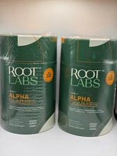 2x Root Labs Alpha Gummies Pure Shilajit 60 Gummies Each 120 total Set Of 2