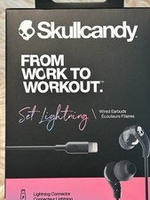 NIB Skullcandy Wired Earbuds Set Lightning-Black