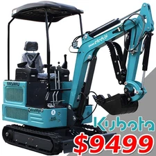 USA STOCK 1.8Ton 4,000lbs Mini Excavator EPA Certified USA KUBOTA Diesel
