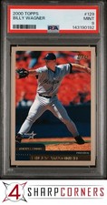 2000 TOPPS #129 BILLY WAGNER ASTROS HOF POP 1 PSA 9