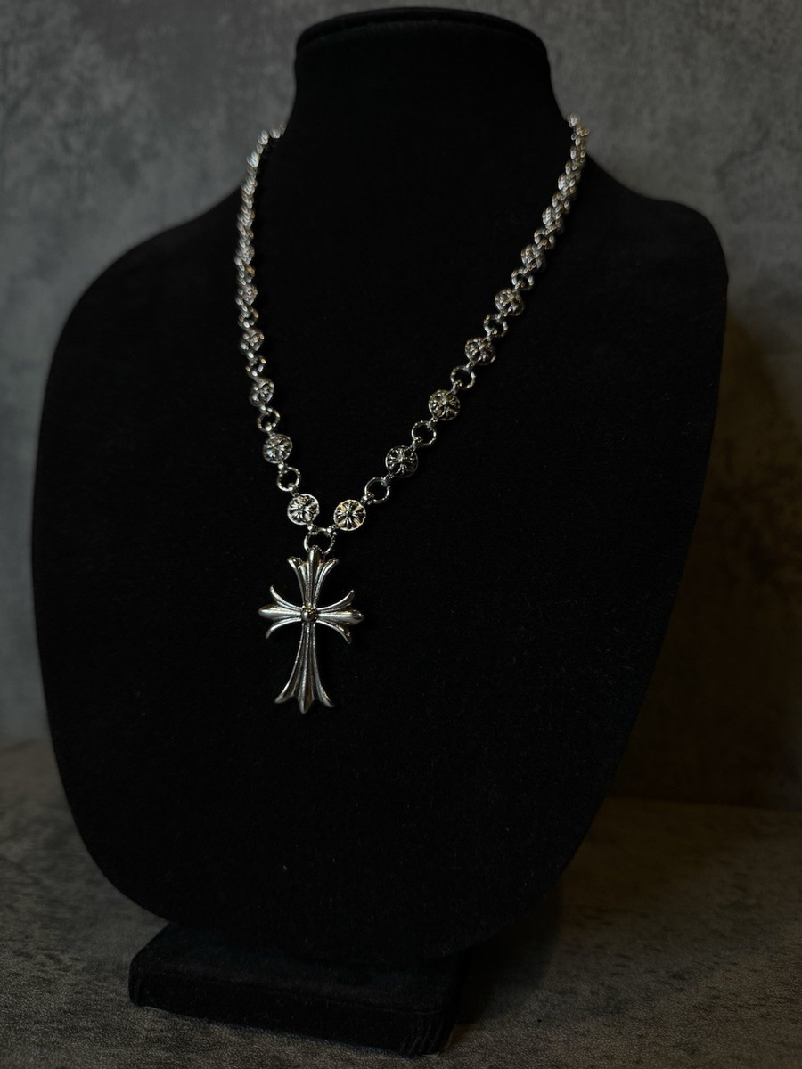 Chrome Hearts Style Cross 22in Necklace Chain | eBay