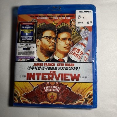 The Interview (Blu-ray, 2014)  James Franco, Seth Rogen  NEW Sealed