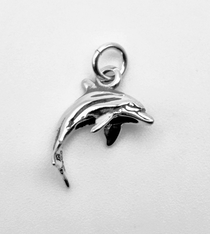 Sterling Silver Dolphin Charm