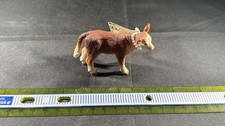 Hereford Calf Toy Figure 2" Realistic Brown/ White Safari LTD Farm animal