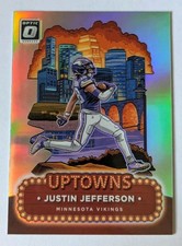 2024 Panini Donruss Optic Justin Jefferson Uptowns SSP Case Hit Vikings