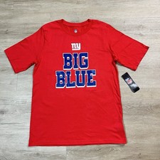 New York Giants NFL Team Apparel Graphic Tshirt Red Kids Youth XL 18-20 NWT
