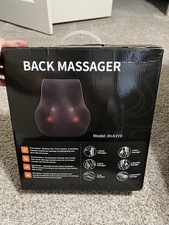 Electric Back Massager with Heat and Deep Tissue Kneading Massage