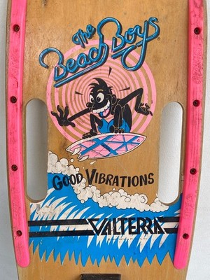 Vintage VALTERRA “The Beach Boys. Good Vibrations” Skateboard with
