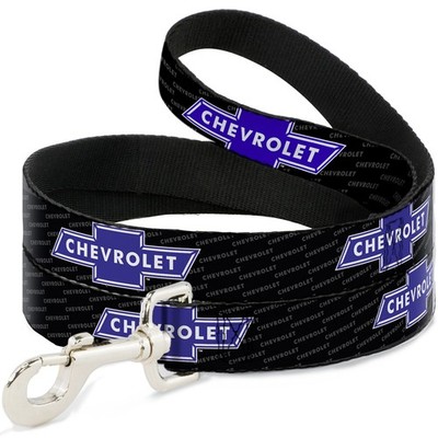Dog Leash Chevy Bowtie REPEAT w/Text NARROW 0.5'' (US IMPORT)