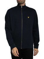 Lyle & Scott Piqué-Sweatshirt Mit ReißVerschluss, Blau - XXL