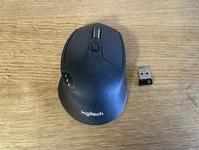 Logitech M720 Triathlon Multi-Device Wireless Mouse, Bluetooth w/ USB Dongle
