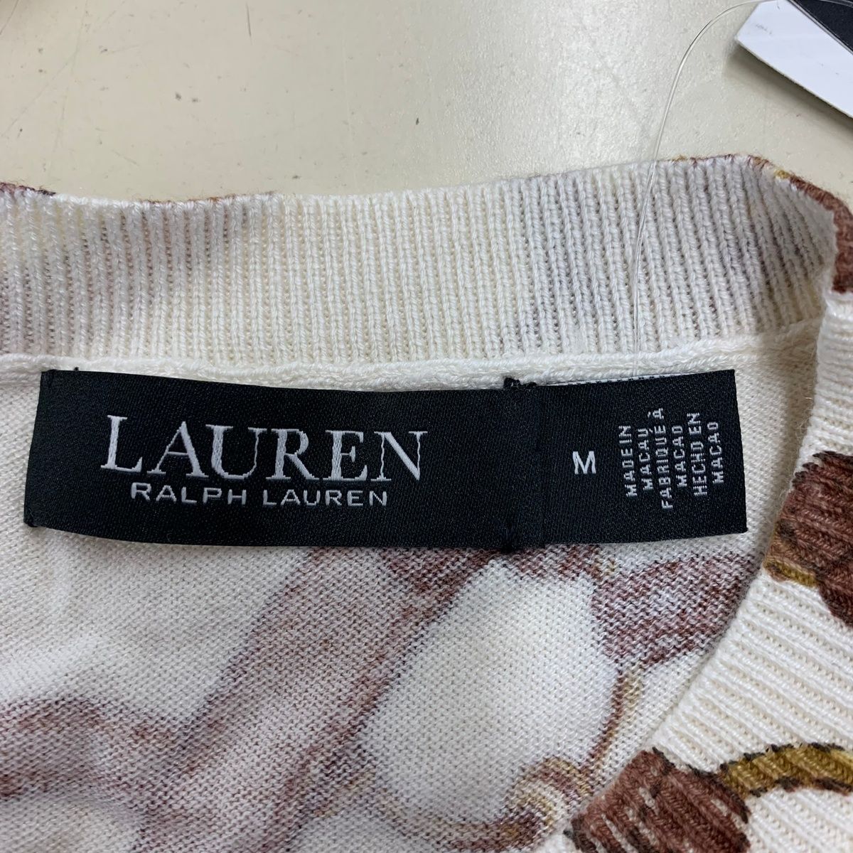 LAUREN RALPH LAUREN Belting-Print Cotton Boatneck Tee