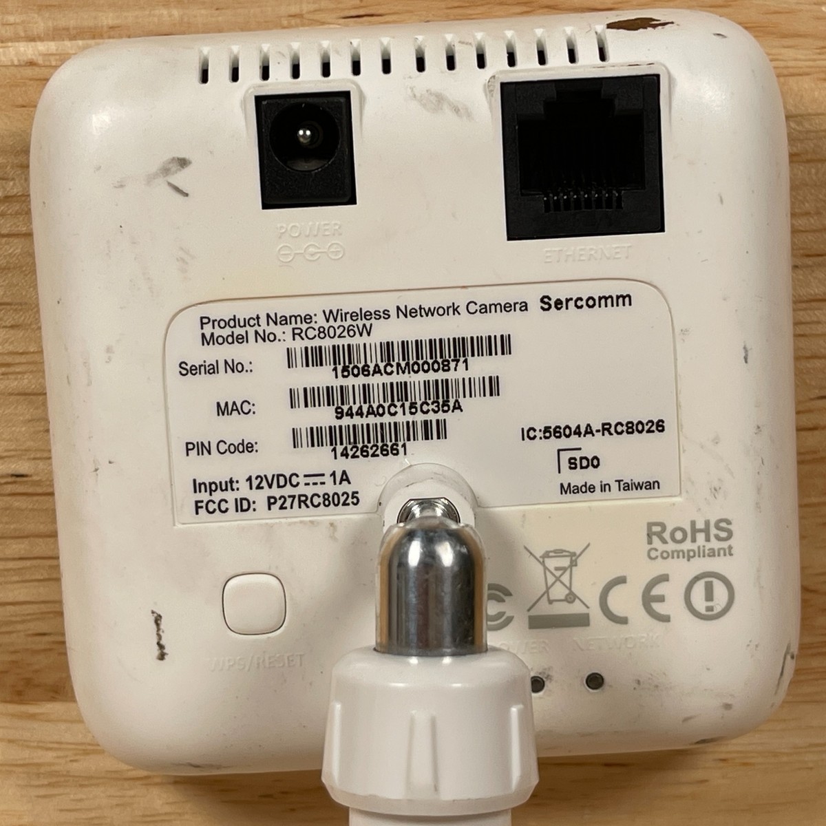 Sercomm Wireless Network Camera Rc8026w Manual Sercomm Camera